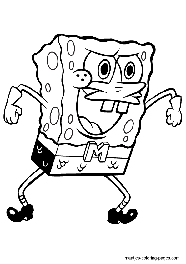 Sponge Bob kolorowanki